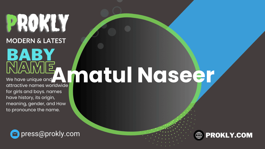 Amatul Naseer about latest detail